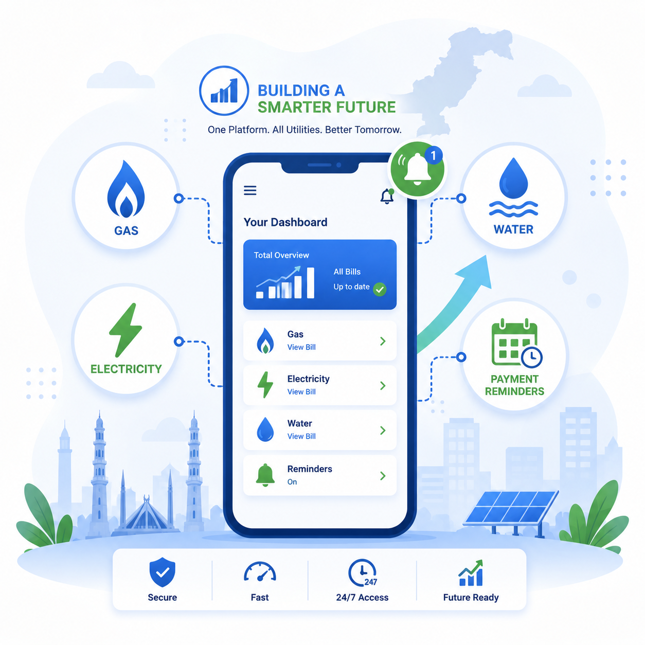 Lookup methods not supported for a Sui gas bill check including CNIC, name, meter number and address